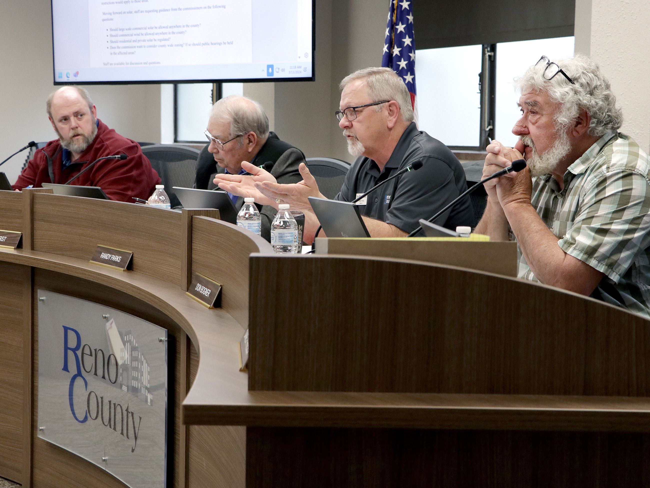 Photos from Wednesday's Reno County Commission Meeting - News Image